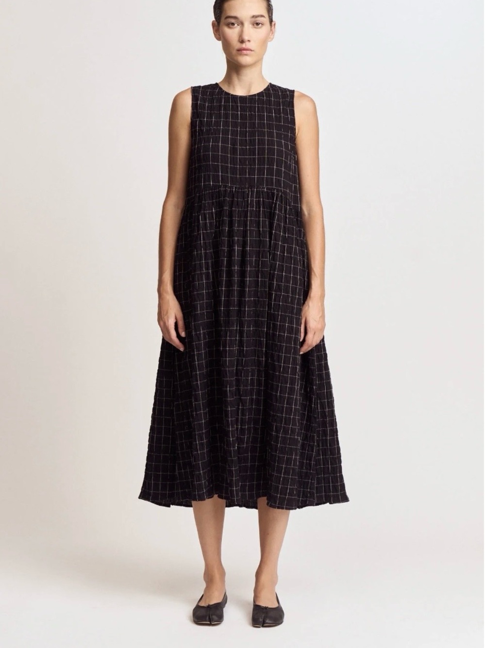 Grade and GatherGauze Midi Dress